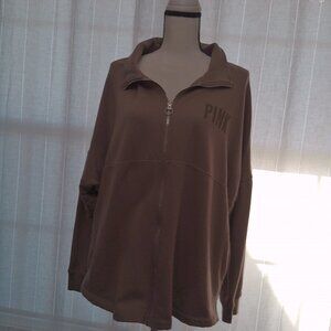 PINK by Victoria Secret Long Sleeve Zip -up Sweatshirt XL